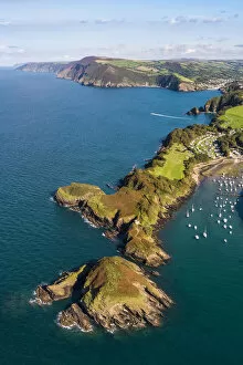 Images Dated 2018 May: United Kingdom, Devon, North Devon coast, coastal scenery at Watermouth Bay near