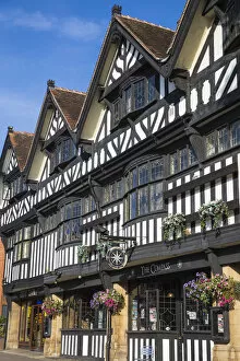Images Dated 19th October 2016: United Kingdom, England, Cheshire, Chester, Tudor buildings in city center