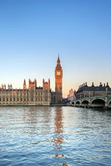 United Kingdom, England, London. Westminster Bridge, Palace of Westminster
