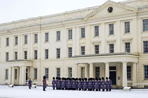United Kingdom, England, London, Wellington Barracks, The Irish Guards Foot Guards