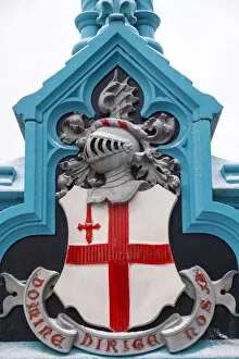 Images Dated 3rd April 2018: United Kingdom, England, London, the coat of arms of the City of London financial