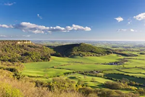 United Kingdom, England, North Yorkshire. The view from Sutton Bank in early Spring