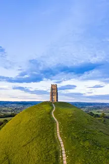 United Kingdom, England, Somerset, Glastonbury, St