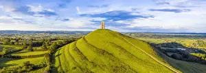 United Kingdom, England, Somerset, Glastonbury, St