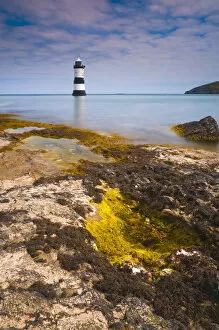Images Dated 5th July 2011: United Kingdom, Wales, Gwynedd, Anglesey, Penmon Lighthouse or Trwyn Du Lighthouse