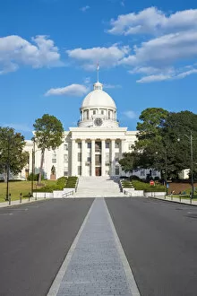 Images Dated 16th May 2017: United States, Alabama, Montgomery. Alabama State Capitol building, former First Confederate Capitol