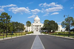 United States, Alabama, Montgomery. Alabama State Capitol building, former First Confederate Capitol, built 1850a€'51