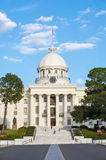 United States, Alabama, Montgomery. Alabama State Capitol building, former First