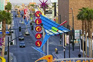 Images Dated 18th August 2011: United States of America, Nevada, Las Vegas, Downtown, Freemont East Area, Neon Vegas