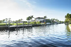 Gulf Of Mexico Prints: United States, Florida, Fort Myers-Cape Coral Area, Caloosahatchee River, Iona