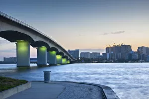 United States, Florida, Sarasota, John Ringling Bridge Causeway, Bird Key Park, Sarasota