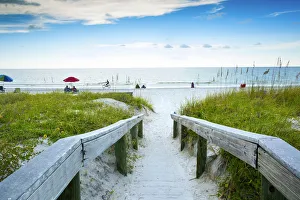 United States, Florida, St Pete Beach, Gulf Of Mexico, Barrier Island