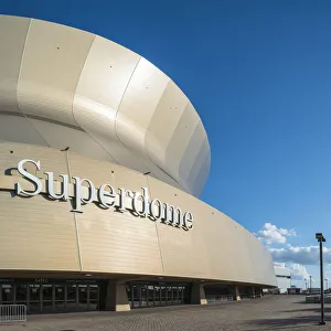 United States, Louisiana, New Orleans. Mercedez Benz Superdome, home of the New Orleans