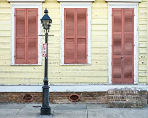 United States, Louisiana, New Orleans. Colorful doors and windows in the French Quarter