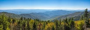 Images Dated 6th October 2016: United States, North Carolina, Great Smoky Mountains National Park, View from Clingmans Dome