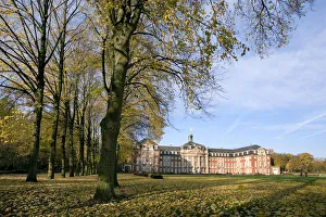 Sites Prints: University, Castle, Muensterland, North Rhine Westphalia, Germany
