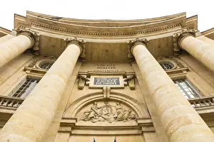 Latin Quarter Prints: University of Paris, Place du Pantheon, Paris, France