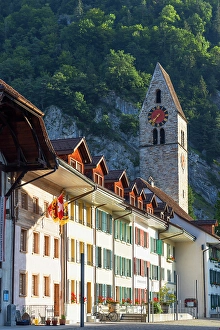 Market Square Prints: Unterseen Reformed Church, Interlaken, Bern, Switzerland