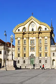 Baroque Style Prints: Ursuline Church of the Holy Trinity and the Holy Trinity Column