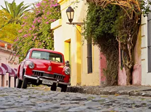 Uruguay, Colonia Department, Colonia del Sacramento, Vintage Studebaker car on