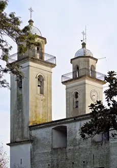 Uruguay, Colonia Department, Colonia del Sacramento, View towards the towers of
