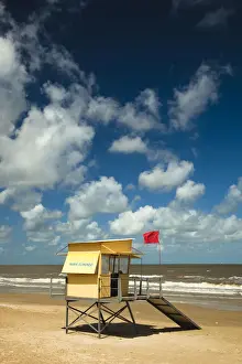 Uruguay Prints: Uruguay, Montevideo, Carrasco, Playa de Carrasco beach