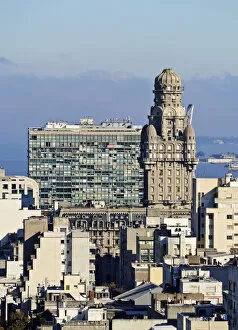 Images Dated 23rd September 2016: Uruguay, Montevideo, Cityscape viewed from the City Hall(Intendencia de Montevideo)