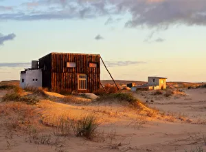 Uruguay, Rocha Department, Cabo Polonio, Sunrise at dunes