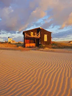 Uruguay, Rocha Department, Cabo Polonio, Sunrise at dunes