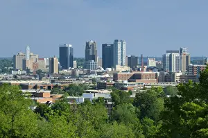 Birmingham Prints: USA, Alabama, Birmingham, United States Banking Center, Iron and Steel Producer