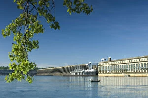 Images Dated 11th June 2009: USA, Alabama, Florence, Muscle Shoals, Wilson Dam, 1918 Construction, Tennessee River
