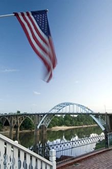 USA, Alabama, Selma, Edmund Pettus Bridge, American Civil Rights Movement Landmark