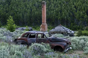 Images Dated 9th August 2017: USA, America, Montana, Comet Ghost Town