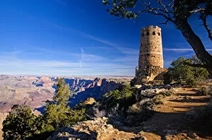 Images Dated 23rd April 2009: USA, Arizona, Grand Canyon, Desert View Watchtower