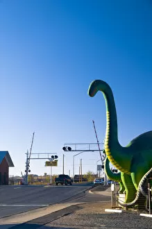 Images Dated 4th April 2012: USA, Arizona, Holbrook, Route 66 Dinosaur