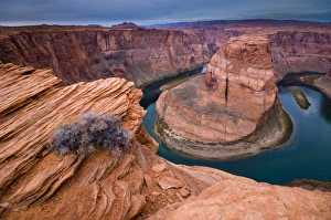 Images Dated 25th November 2008: USA, Arizona, Page, Horseshoe Bend Canyon