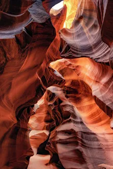 USA, Arizona, Page, Lake Powell, Antelope Canyon, lower Antelope Canyon on the Navajo indian reservation near Page
