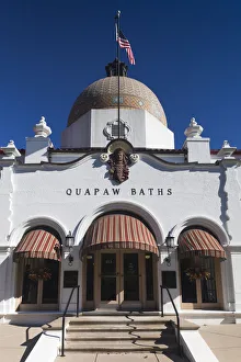 USA, Arkansas, Hot Springs, Bathhouse Row, Quapaw Baths Bathhouse