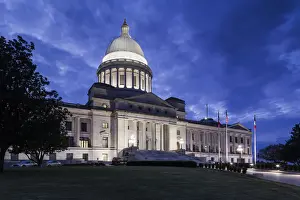 Government Prints: USA, Arkansas, Little Rock, Arkansas State Capitol