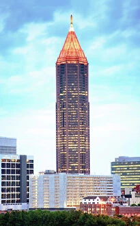 Images Dated 23rd May 2023: USA, Atlanta, Georgia, Bank Of America Plaza Building, Tallest Skyscraper In Atlanta