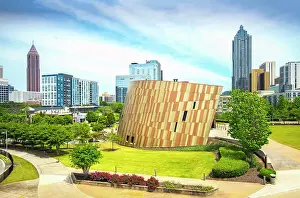 Fulton County Prints: USA, Atlanta, Georgia, National Center For Civil And Human Rights Building