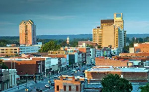 Broad Street Prints: USA, Augusta, Georgia, Downtown