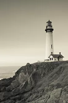 USA, California, Central Coast, Pigeon Point, Pigeon Point Lighthouse Station State