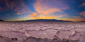 Salt Collection: USA, California, Death Valley National Park, Badwater Basin, lowest point in North America
