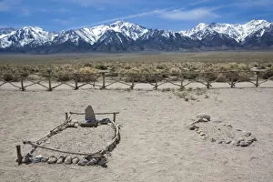 Images Dated 15th August 2011: USA, California, Eastern Sierra Nevada Area, Independence, Manzanar National Historic