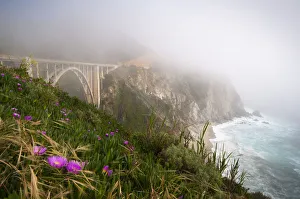 USA, California, Highway 1, Bixby Bridge