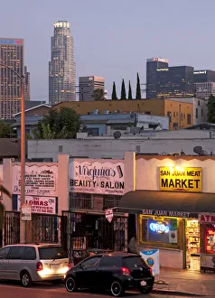 Images Dated 27th July 2009: USA, California, Los Angeles, Downtown Skyline
