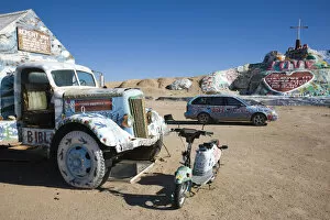 Images Dated 19th May 2009: USA, California, Niland, Salvation Mountain, religious art project