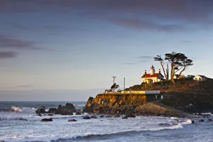 USA, California, Northern California, North Coast, Crescent City, Battery Point Lighthouse