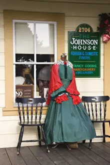 San Diego Prints: USA, California, San Diego, Old Town San Diego State Historic Park, The Johnson House